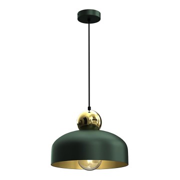 Висящ полилей HARALD 1xE27/60W/230V зелен
