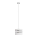 Висящ полилей HELEN 1xE27/15W/230V Ø 20 cм бял