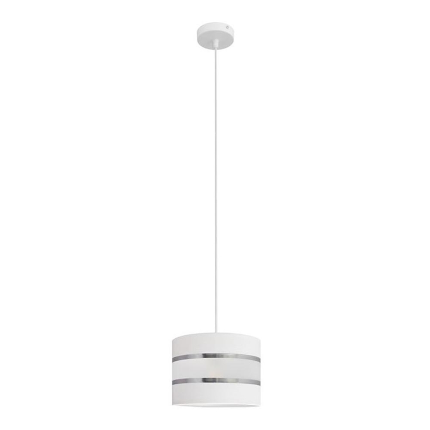 Висящ полилей HELEN 1xE27/15W/230V Ø 20 cм бял