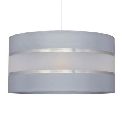 Висящ полилей HELEN 1xE27/15W/230V Ø 40 см сив/сребрист