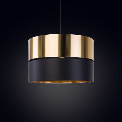 Висящ полилей HILTON 1xE27/25W/230V месинг/черен