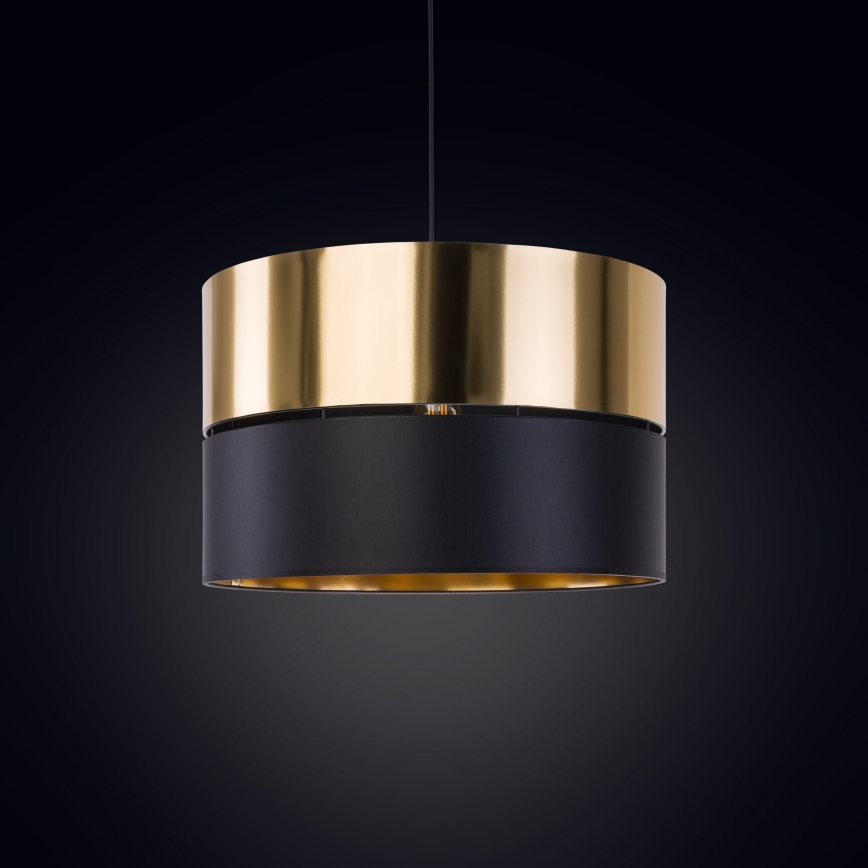 Висящ полилей HILTON 1xE27/25W/230V месинг/черен