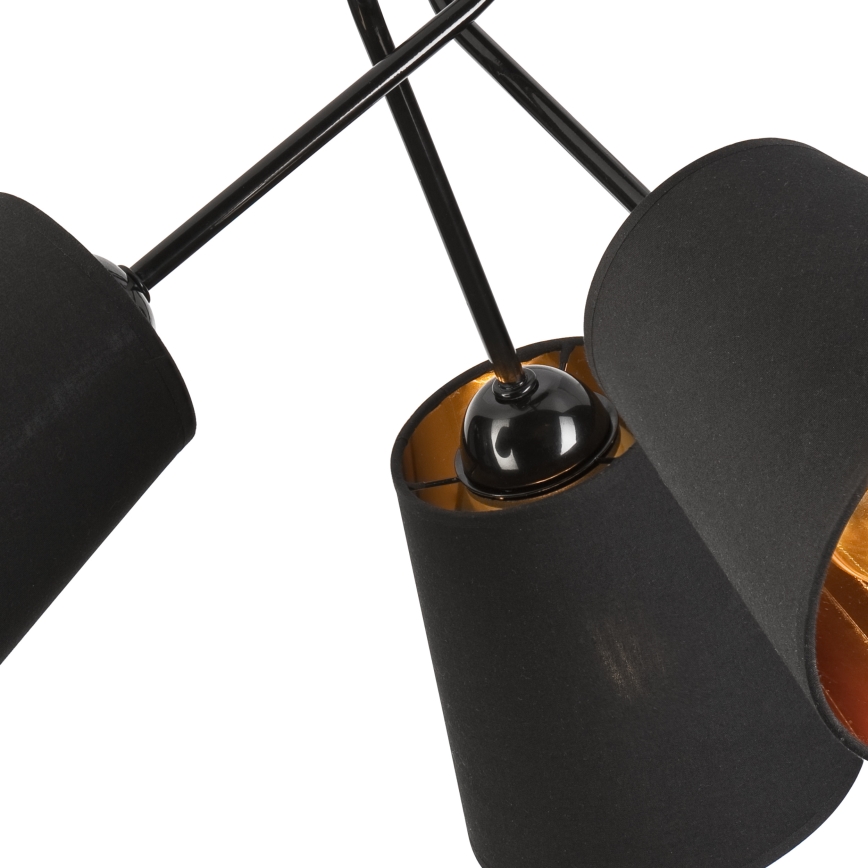 Висящ полилей IRMA 3xE27/15W/230V черен