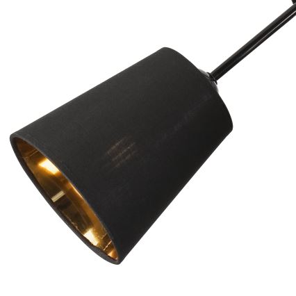 Висящ полилей IRMA 3xE27/15W/230V черен