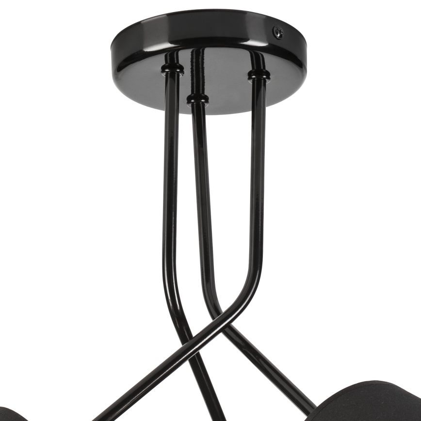 Висящ полилей IRMA 3xE27/15W/230V черен