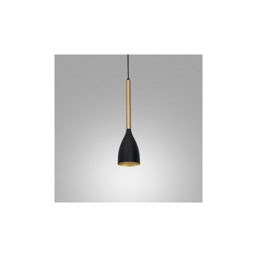 Висящ полилей ISTAPPAR 1xE27/60W/230V черен/златист