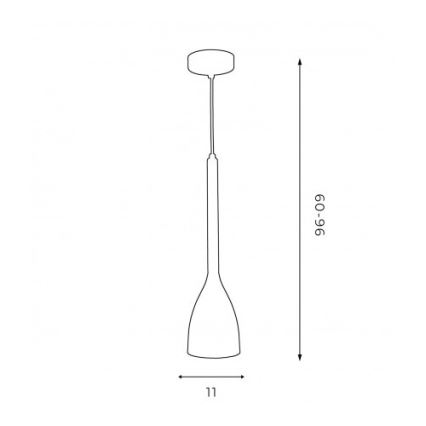 Висящ полилей ISTAPPAR 1xE27/60W/230V черен/златист