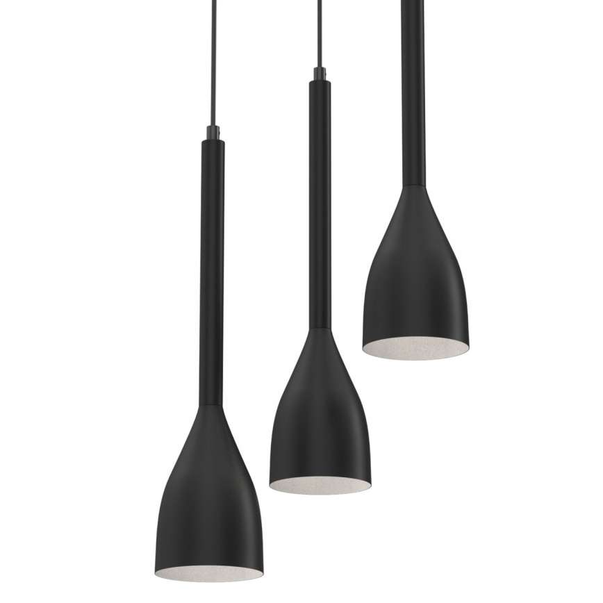 Висящ полилей ISTAPPAR 3xE27/60W/230V черен