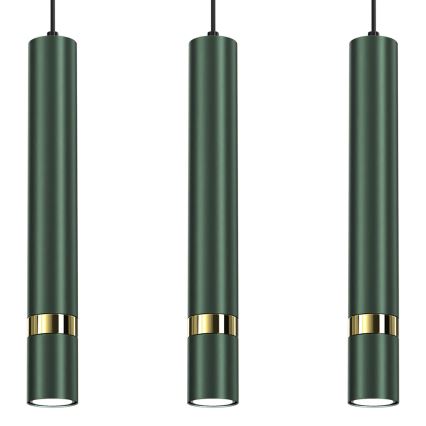 Висящ полилей JOKER 3xGU10/25W/230V зелен