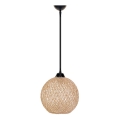 Висящ полилей JUTE 1xE27/60W/230V бежов