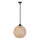 Висящ полилей JUTE 1xE27/60W/230V бежов