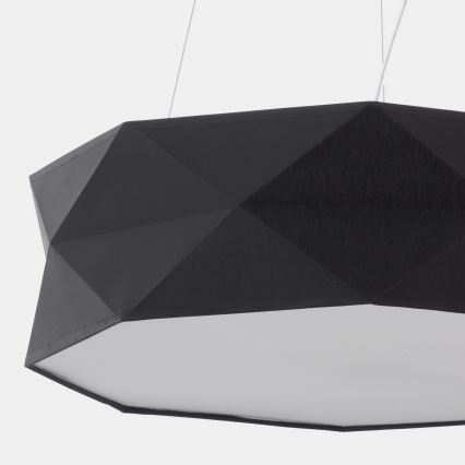 Висящ полилей KANTOOR 1xE27/15W/230V черен