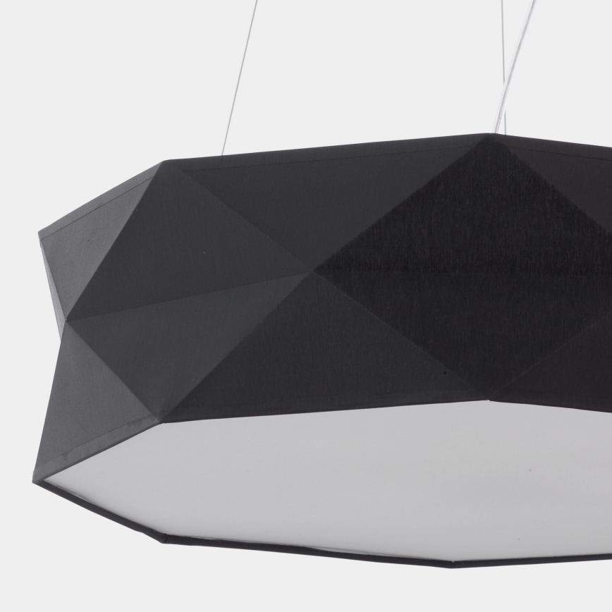 Висящ полилей KANTOOR 1xE27/15W/230V черен