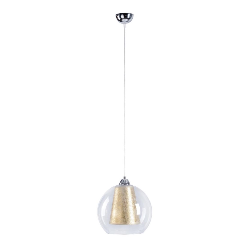 Висящ полилей KULANA 1xE27/60W/230V златист