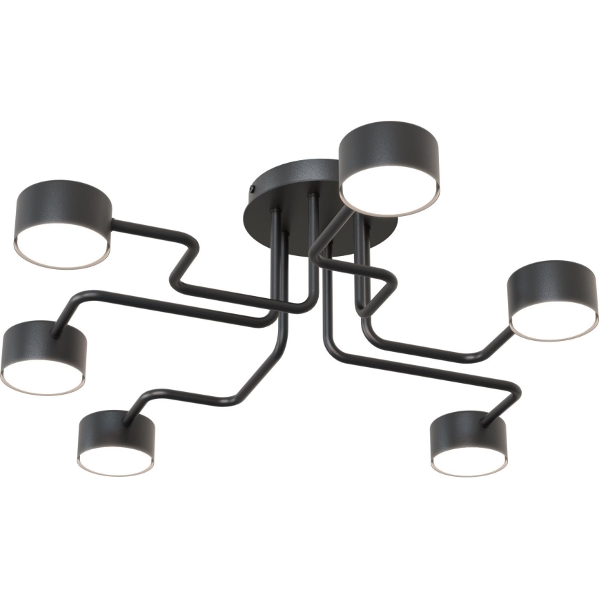 Висящ полилей KURAGE 6xGX53/12W/230V черен