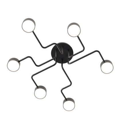 Висящ полилей KURAGE 6xGX53/12W/230V черен