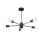 Висящ полилей LANGO 5xE27/60W/230V черен
