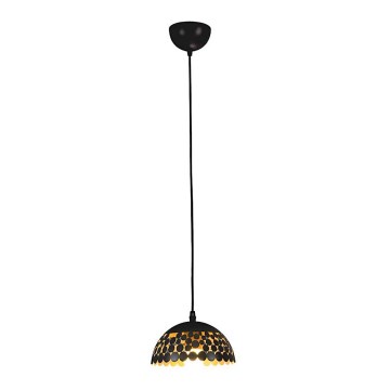 Висящ полилей LISA BLACK 1xE27/60W/230V