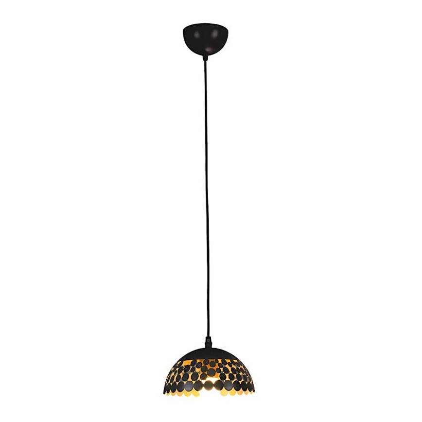 Висящ полилей LISA BLACK 1xE27/60W/230V
