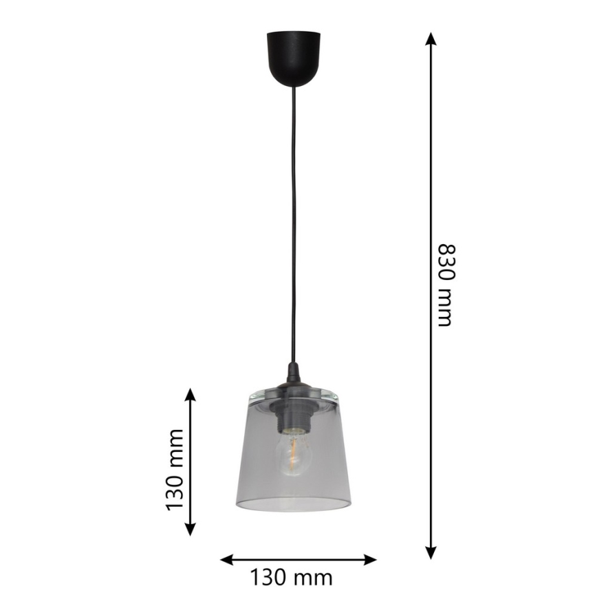 Висящ полилей LUCEA 1xE27/15W/230V