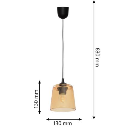 Висящ полилей LUCEA 1xE27/15W/230V