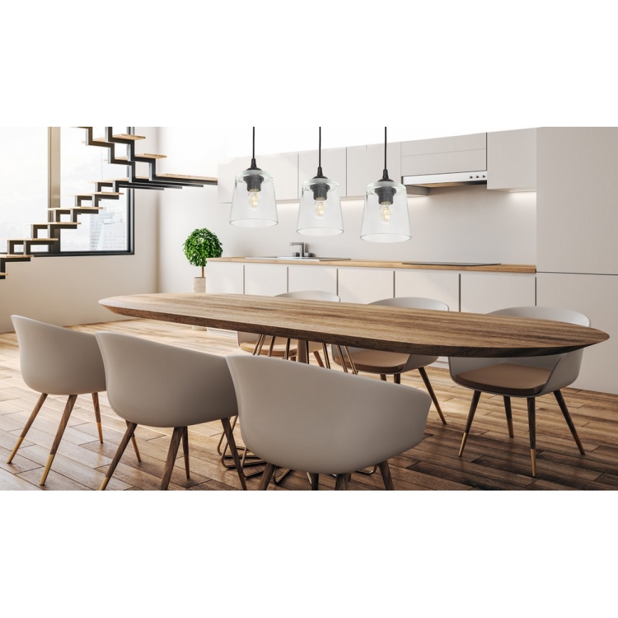 Висящ полилей LUCEA 3xE27/15W/230V