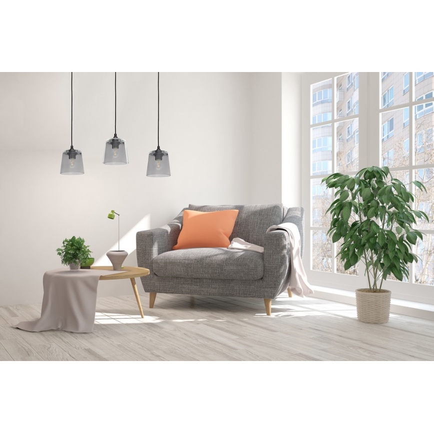 Висящ полилей LUCEA 3xE27/15W/230V