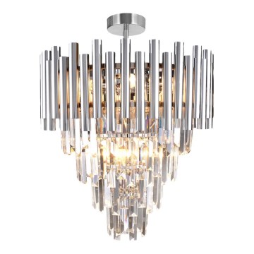 Висящ полилей MADISON 9xE14/40W/230V матов хром