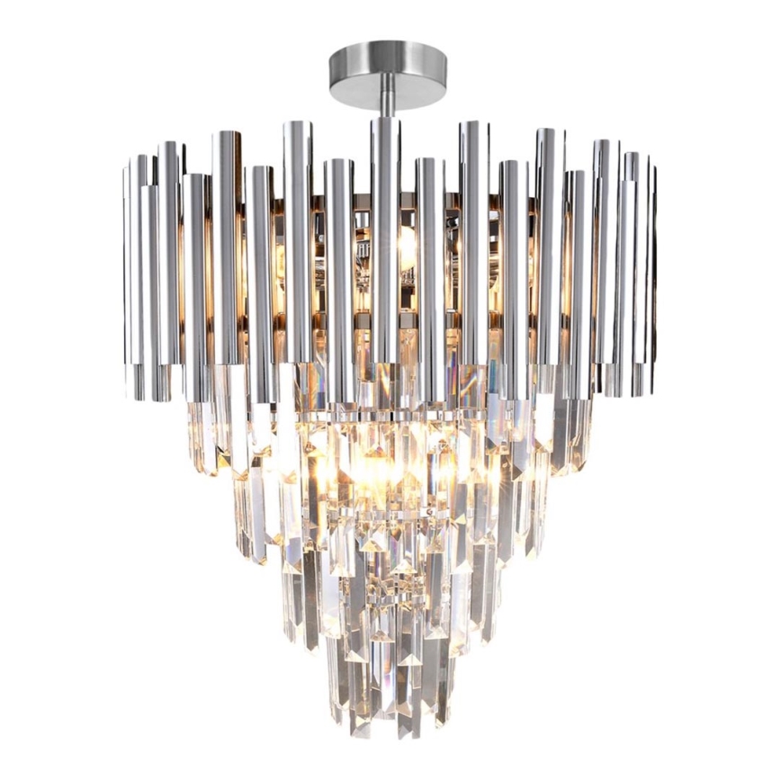 Висящ полилей MADISON 9xE14/40W/230V матов хром