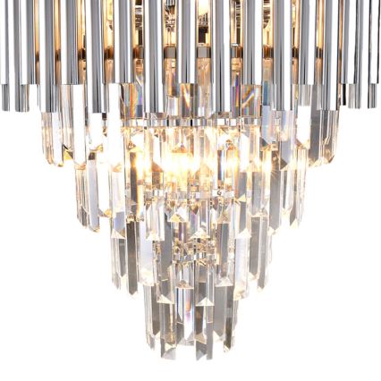 Висящ полилей MADISON 9xE14/40W/230V матов хром