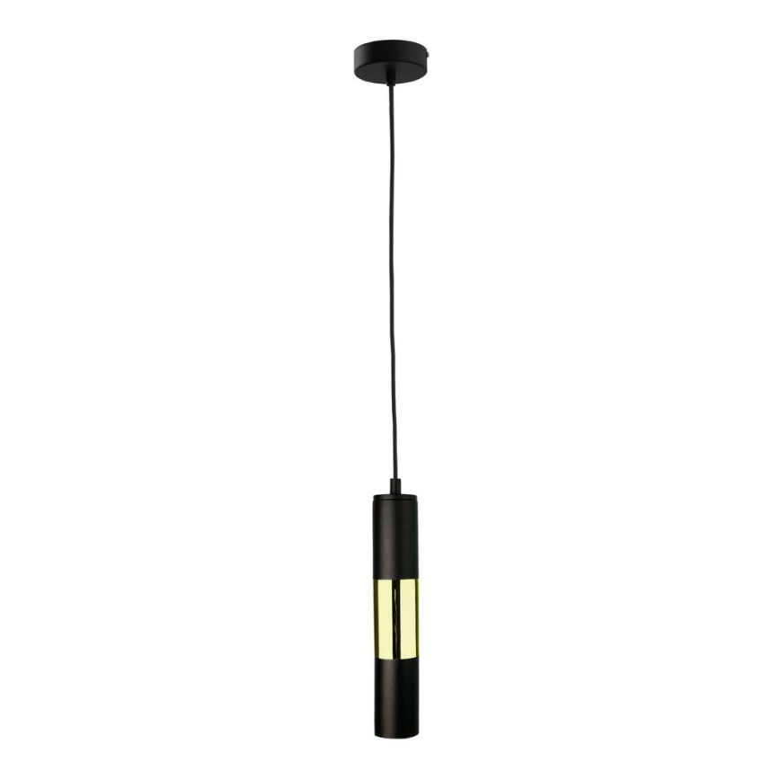 Висящ полилей MAGNUMA 1xGU10/50W/230V черен/златист