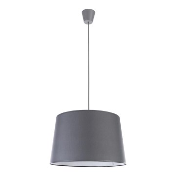Висящ полилей MAJA 1xE27/25W/230V сив