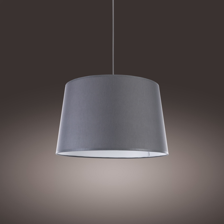 Висящ полилей MAJA 1xE27/25W/230V сив