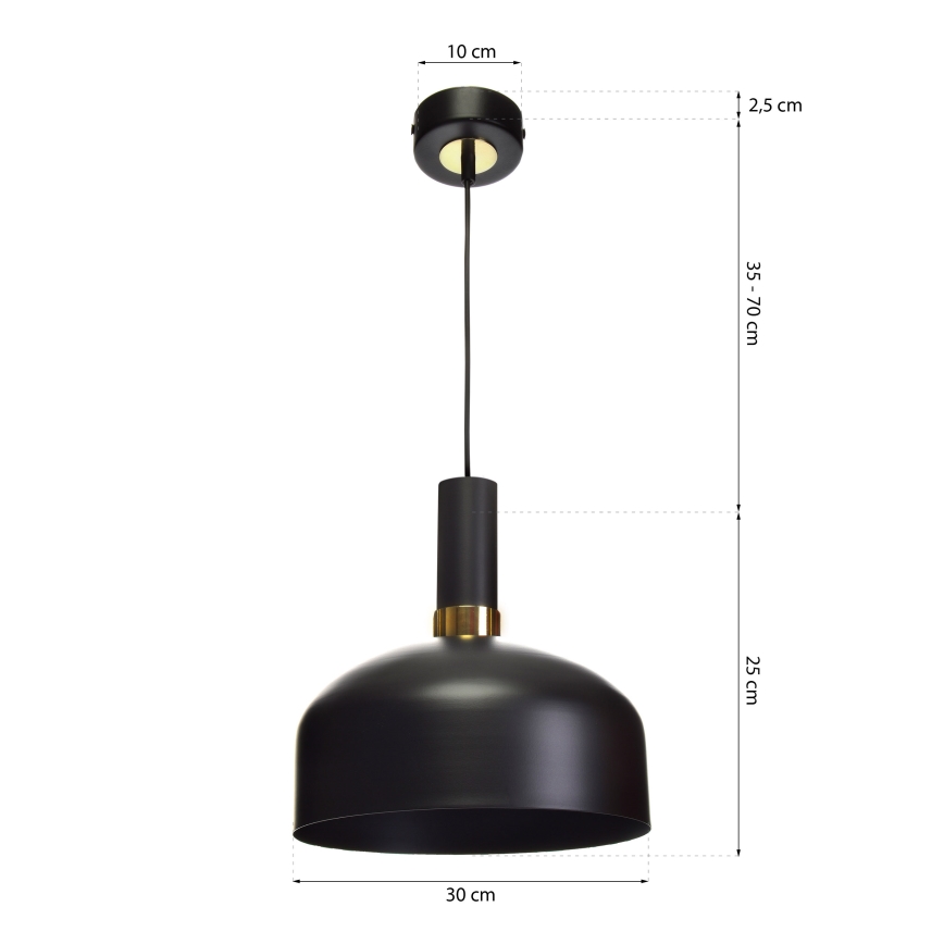 Висящ полилей MALMO 1xE27/60W/230V