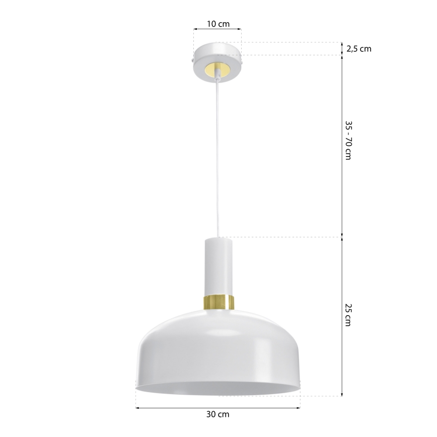 Висящ полилей MALMO 1xE27/60W/230V