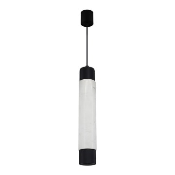 Висящ полилей MARBLE WHITE/BLACK 1xGU10/8W/230V