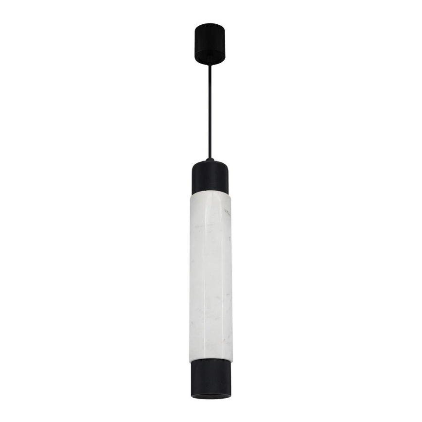 Висящ полилей MARBLE WHITE/BLACK 1xGU10/8W/230V