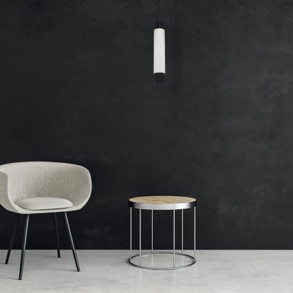 Висящ полилей MARBLE WHITE/BLACK 1xGU10/8W/230V