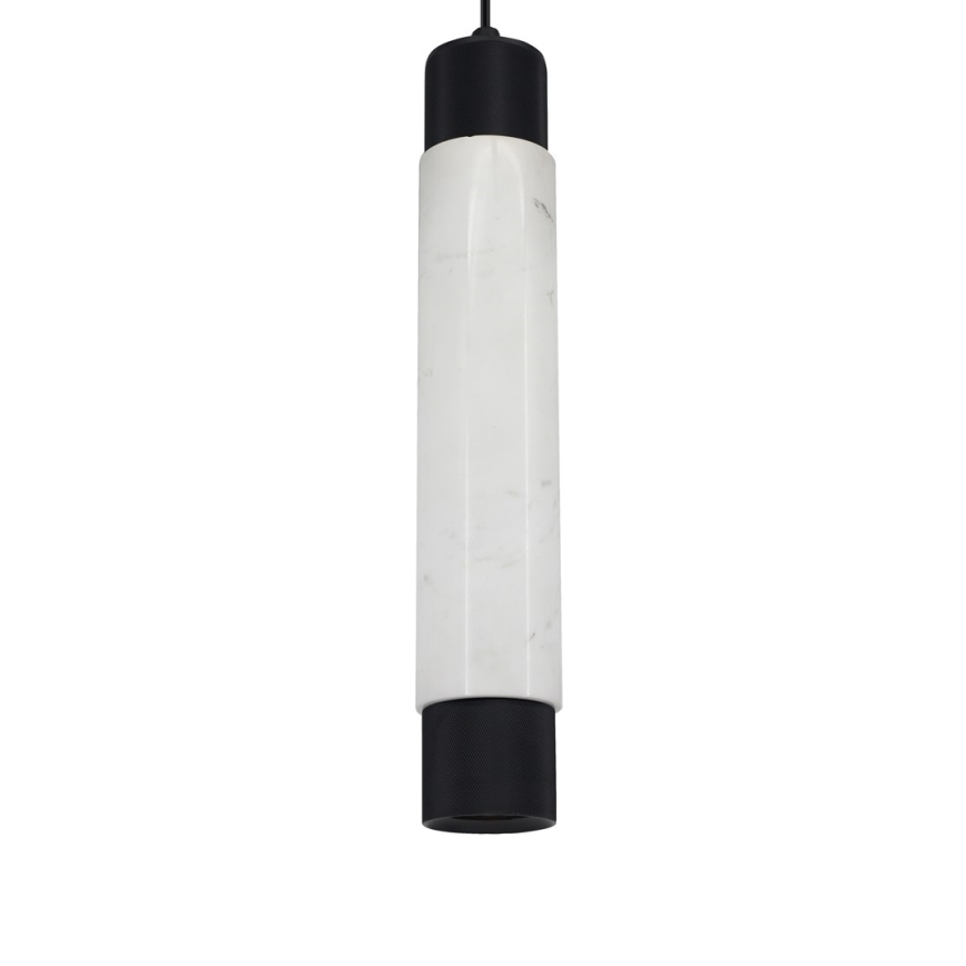 Висящ полилей MARBLE WHITE/BLACK 1xGU10/8W/230V
