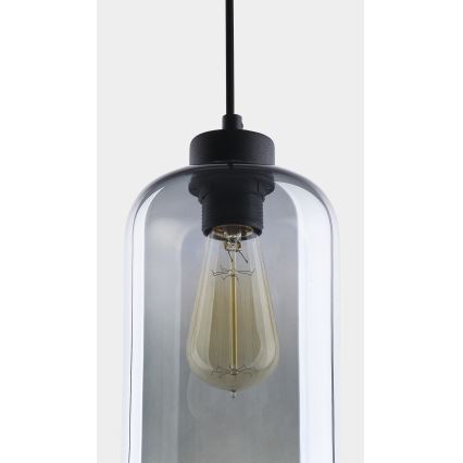 Висящ полилей MARCO 1xE27/60W/230V черен