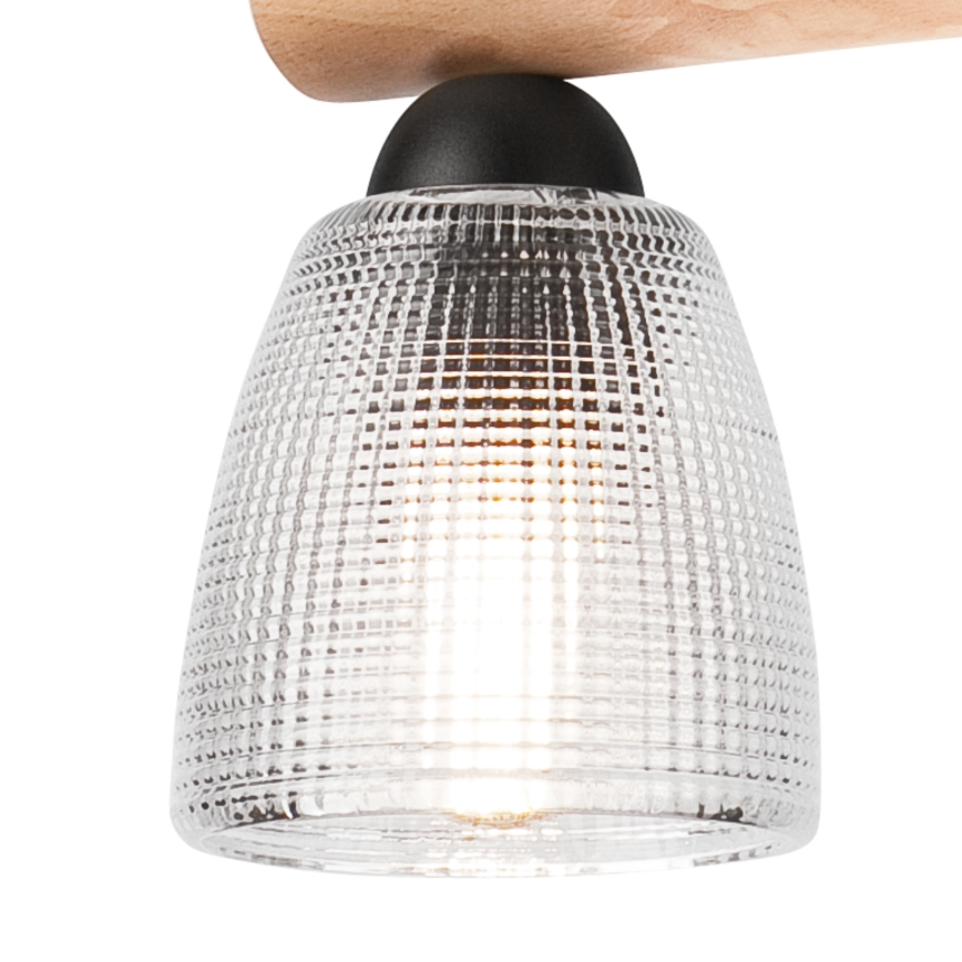 Висящ полилей MARGIT 2xE27/60W/230V бук