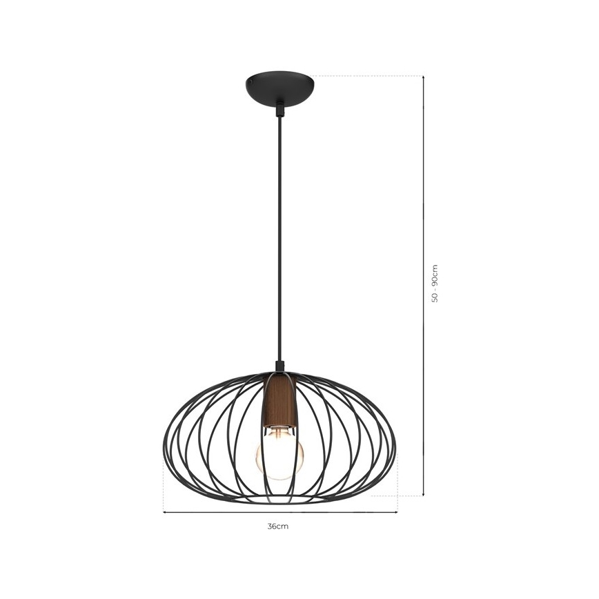 Висящ полилей MERIDIANO 1xE27/60W/230V