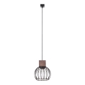 Висящ полилей MILAN 1xE27/60W/230V дървен