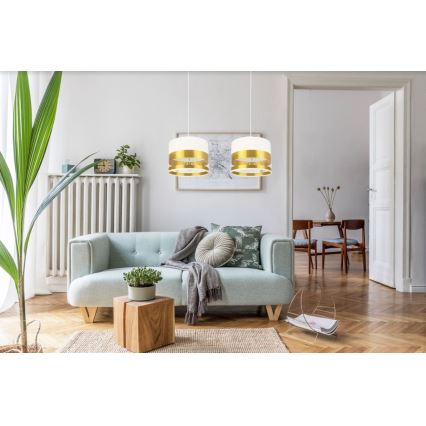 Висящ полилей MILO 2xE27/60W/230V златист