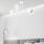 Висящ полилей MINERVA 2xE27/15W + 2xE14/10W/230V бял