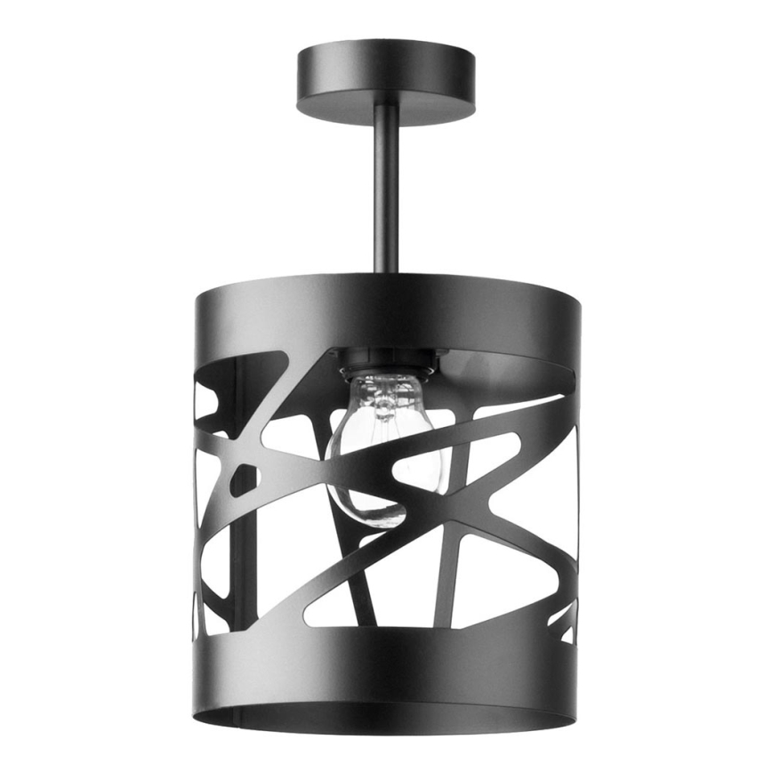 Висящ полилей MODUL FREZ 1xE27/60W/230V Ø 17,5 cм черен