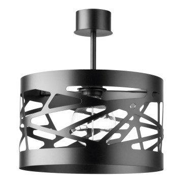 Висящ полилей MODUL FREZ 1xE27/60W/230V Ø 30 cм черен