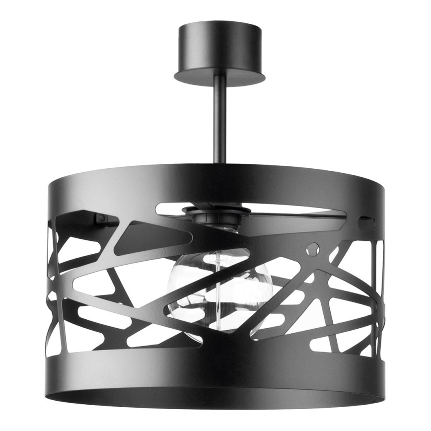 Висящ полилей MODUL FREZ 1xE27/60W/230V Ø 30 cм черен
