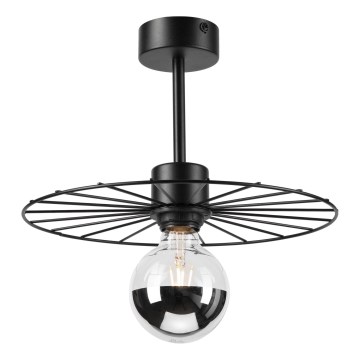 Висящ полилей MONTANA 1xE27/15W/230V Ø 30 cm черен