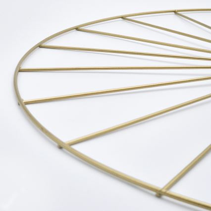 Висящ полилей MONTANA 1xE27/15W/230V Ø 30 cm златист/черен